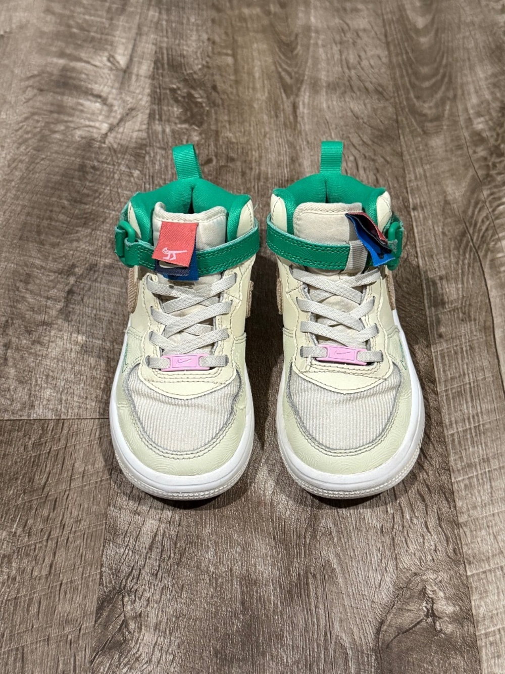 Nike Air Force 1 Mid EasyOn SE 'Coconut Milk Stadium Green' FQ3693-100 10C